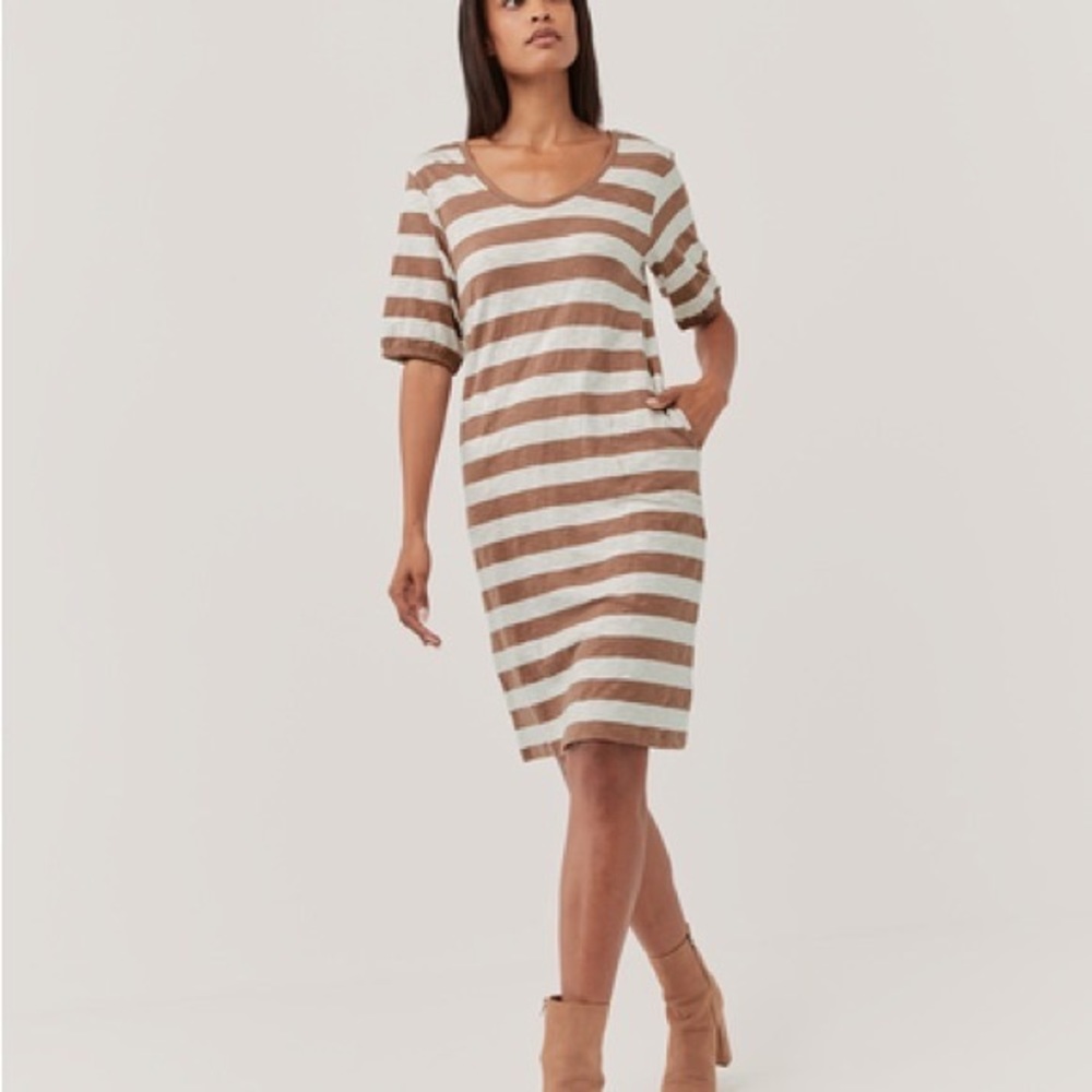 NWT Pact Striped Dress